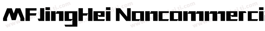 MFJingHei Noncommercial字体转换